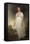 Portrait of Jane Austen (1775-1817) the 'Rice Portrait', C.1792-93-Ozias Humphry-Framed Stretched Canvas