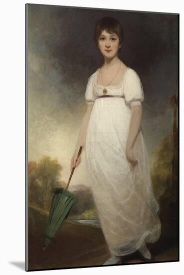 Portrait of Jane Austen (1775-1817) the 'Rice Portrait', C.1792-93-Ozias Humphry-Mounted Giclee Print