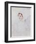 Portrait of Jane Austen, C.1810-Cassandra Austen-Framed Giclee Print