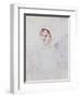 Portrait of Jane Austen, C.1810-Cassandra Austen-Framed Giclee Print