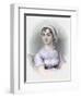 Portrait of Jane Austen, C.1850-Cassandra Austen-Framed Giclee Print