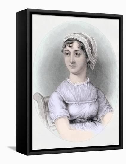 Portrait of Jane Austen, C.1850-Cassandra Austen-Framed Stretched Canvas