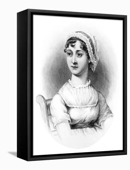 Portrait of Jane Austen-null-Framed Stretched Canvas