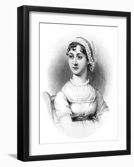 Portrait of Jane Austen-null-Framed Giclee Print