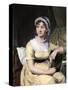 Portrait of Jane Austin, English Novelist-null-Stretched Canvas