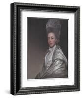 Portrait of Jane Dawkes Robinson, C.1778-George Romney-Framed Giclee Print