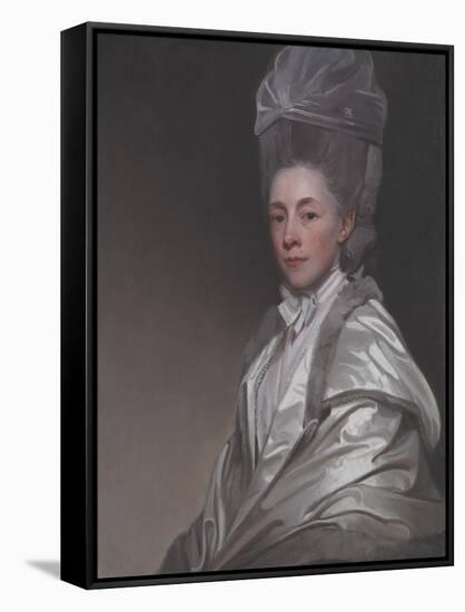 Portrait of Jane Dawkes Robinson, C.1778-George Romney-Framed Stretched Canvas