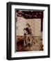 Portrait of Jane Morris (1839-1914) 1865 (Albumen Print)-John R. Parsons-Framed Premium Giclee Print