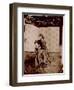 Portrait of Jane Morris (1839-1914) 1865 (Albumen Print)-John R. Parsons-Framed Giclee Print