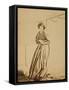 Portrait of Jane Morris, 1865-John R. Parsons and D. G. Rossetti-Framed Stretched Canvas