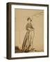 Portrait of Jane Morris, 1865-John R. Parsons and D. G. Rossetti-Framed Giclee Print