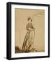 Portrait of Jane Morris, 1865-John R. Parsons and D. G. Rossetti-Framed Giclee Print