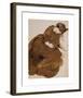 Portrait of Jane Morris Asleep on a Sofa-Dante Gabriel Rossetti-Framed Premium Giclee Print