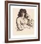 Portrait of Jane Morris-Dante Gabriel Rossetti-Framed Premium Giclee Print