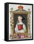 Portrait of Jane Seymour 3rd Queen of Henry VIII from "Memoirs of the Court of Queen Elizabeth"-Sarah Countess Of Essex-Framed Stretched Canvas