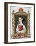 Portrait of Jane Seymour 3rd Queen of Henry VIII from "Memoirs of the Court of Queen Elizabeth"-Sarah Countess Of Essex-Framed Giclee Print