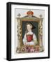 Portrait of Jane Seymour 3rd Queen of Henry VIII from "Memoirs of the Court of Queen Elizabeth"-Sarah Countess Of Essex-Framed Giclee Print