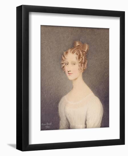 Portrait of Janet Turnbull-Adam Buck-Framed Giclee Print