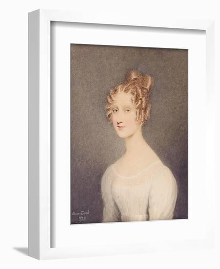 Portrait of Janet Turnbull-Adam Buck-Framed Giclee Print