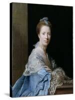 Portrait of Jean Abercromby, Mrs Morison of Haddo-Allan Ramsay-Stretched Canvas