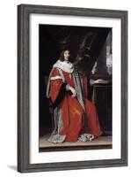 Portrait of Jean Antoine De Mesme by Philippe De Champaigne-null-Framed Giclee Print