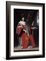 Portrait of Jean Antoine De Mesme by Philippe De Champaigne-null-Framed Giclee Print