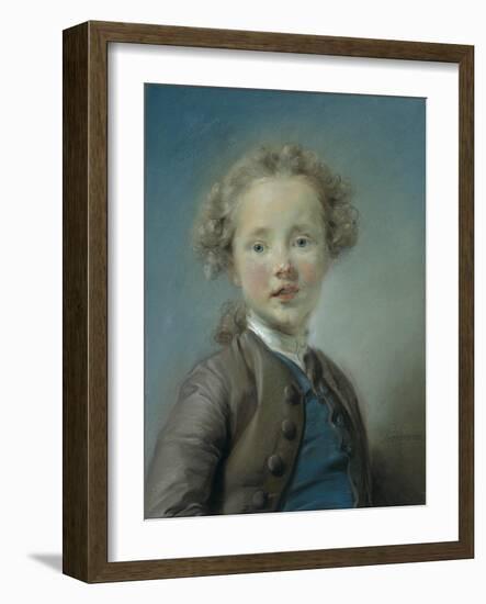 Portrait of Jean-Baptiste Antoine Le Moyne, 1747-Jean-Baptiste Perronneau-Framed Giclee Print