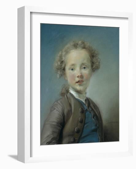 Portrait of Jean-Baptiste Antoine Le Moyne, 1747-Jean-Baptiste Perronneau-Framed Giclee Print