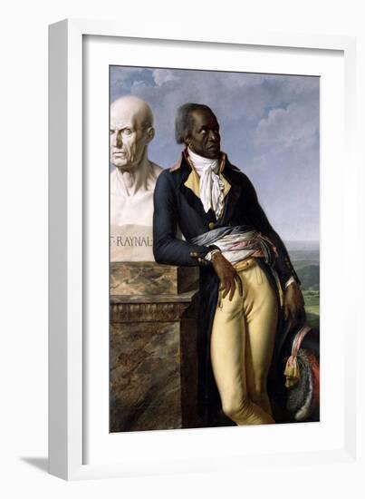 Portrait of Jean-Baptiste Belley (D.1804) Deputy of San Domingo, 1797-Anne-Louis Girodet de Roussy-Trioson-Framed Giclee Print