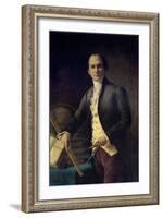 Portrait of Jean-Baptiste Delambre by Henri Coroenne-null-Framed Giclee Print