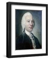 Portrait of Jean-Baptiste Le Rond D'Alembert-null-Framed Giclee Print