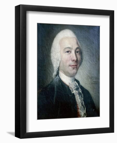 Portrait of Jean-Baptiste Le Rond D'Alembert-null-Framed Giclee Print