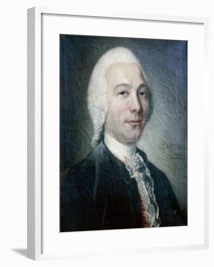 Portrait of Jean-Baptiste Le Rond D'Alembert-null-Framed Giclee Print