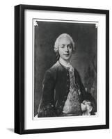 Portrait of Jean Baptiste Louis Gresset-Louis M. Tocque-Framed Giclee Print