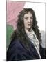 Portrait of Jean Baptiste Lully (1632-1687), French composer-French School-Mounted Giclee Print