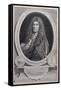 Portrait of Jean Baptiste Lully (1632-87), French Composer and Operatic Director, Engraved by…-Paul Mignard-Framed Stretched Canvas