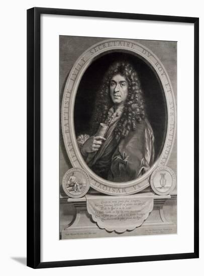 Portrait of Jean-Baptiste Lully-null-Framed Giclee Print