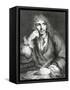 Portrait of Jean-Baptiste Poquelin, known as Moliere,-null-Framed Stretched Canvas