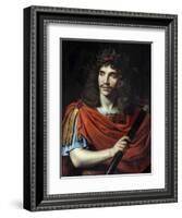 Portrait of Jean-Baptiste Poquelin, known as Moliere-null-Framed Giclee Print