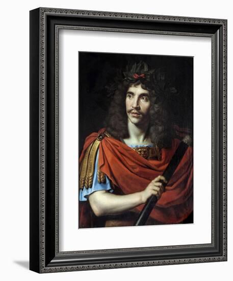 Portrait of Jean-Baptiste Poquelin, known as Moliere-null-Framed Giclee Print