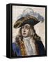 Portrait of Jean Bart (1650-1702), French corsair-French School-Framed Stretched Canvas