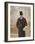 Portrait of Jean Charles Adolphe Alphand-Alfred Roll-Framed Giclee Print