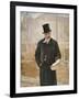 Portrait of Jean Charles Adolphe Alphand-Alfred Roll-Framed Giclee Print