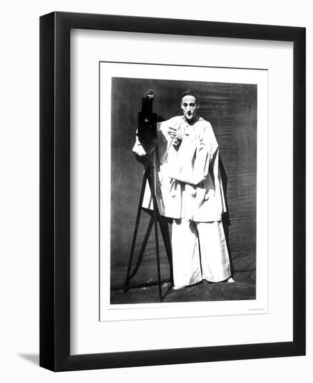 Portrait of Jean Charles Deburau as Pierrot, circa 1850-60-Nadar-Framed Premium Giclee Print