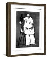 Portrait of Jean Charles Deburau as Pierrot, circa 1850-60-Nadar-Framed Giclee Print