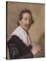 Portrait of Jean De La Chambre at the Age of 33, 1638-Frans Hals-Stretched Canvas