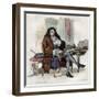 Portrait of Jean de La Fontaine (Lafontaine) (1621-1695), French fabulist and poet-French School-Framed Giclee Print