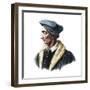 Portrait of Jean Fernel (1497-1558), French physician, astronomer, and mathematician-French School-Framed Giclee Print