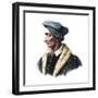 Portrait of Jean Fernel (1497-1558), French physician, astronomer, and mathematician-French School-Framed Giclee Print