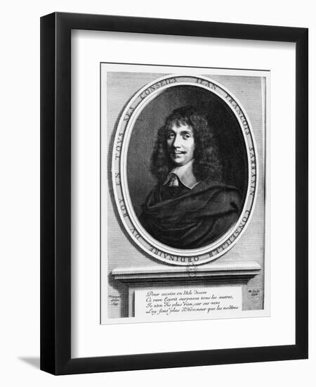 Portrait of Jean-François Sarasin-Robert Nanteuil-Framed Giclee Print